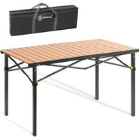 HOMECALL Klapptisch Campingtisch Balkontisch Gartentisch, Aluminum Roll Up Tabletop, bis 100kg von Homecall