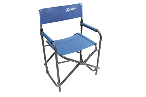 Homecall Camping-Klappstuhl aus Aluminium mit Rückenlehne - (Blau) von Homecall