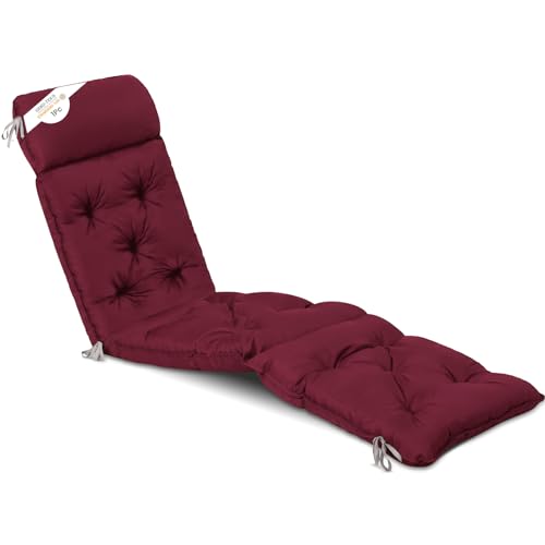 Homecall Dekokissen Bankauflage Sitzbankauflage Sitzkissen mit Rückenlehne (1St), Nordisches Design, für Gartenbank, 190 x 49 x 12 cm von Homecall