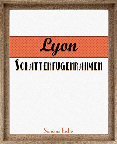 Homedeco-24 Lyon Schattenfugenrahmen 40x50 cm in Sonoma Eiche Dekor ohne Verglasung ideal für Canvas Leinwand Bilder Farbwahl Homedeco-24 Lyon Schattenfugenrahmen 40x50 cm in Sonoma Eiche Dekor ohne Verglasung ideal für Canvas Leinwand Bilder Farbwahl von Homedeco-24