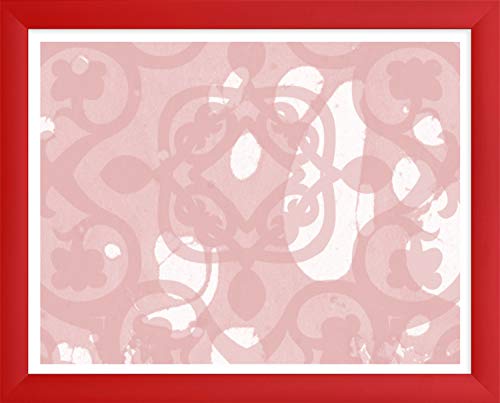 Colonia hochwertiger Bilderrahmen 23 x 55 oder 55 x 23 cm - Holz Werkstoff Profil Premium Foil ummantelt - Grosse Farbauswahl Hier Rot von Homedecoration