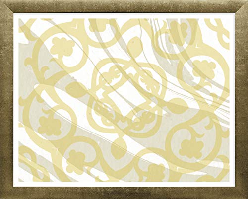 Colonia hochwertiger Bilderrahmen 44 x 94 oder 94 x 44 cm - Holz Werkstoff Profil Premium Foil ummantelt - Grosse Farbauswahl Hier Gold Antik von Homedecoration