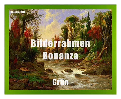 Homedecoration Bilderrahmen Bonanza Bildgröße 42 x 59,4 cm in Grün Hellgrün mit Acrylglas klar 1 mm in 52 Farben von Homedecoration