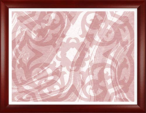 Homedecoration Bilderrahmen Colonia 34 x 54 cm mit leicht abgerundetem Profil in Weinrot gewischt mit Acrylglas klar 1mm für Bilder Fotos Kunstdrucke Poster Puzzle von Homedecoration
