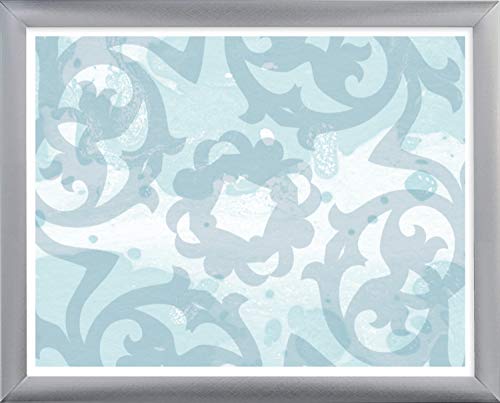 Homedecoration Bilderrahmen Colonia 50 x 70 cm elegant gerundetes Profil Alu gebürstet mit klarem Kunstglas 1mm Bilder Fotos Kunstdrucke Poster Puzzle von Homedecoration