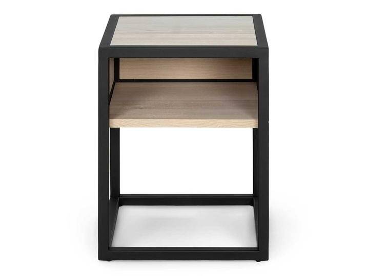 Boxspring Nachtkonsole aus Eiche Massivholz Stahl Boxspring Nachtkonsole aus Eiche Massivholz Stahl von Homedreams