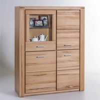 Esszimmer Highboard aus Kernbuche teilmassiv 140 cm hoch von Homedreams