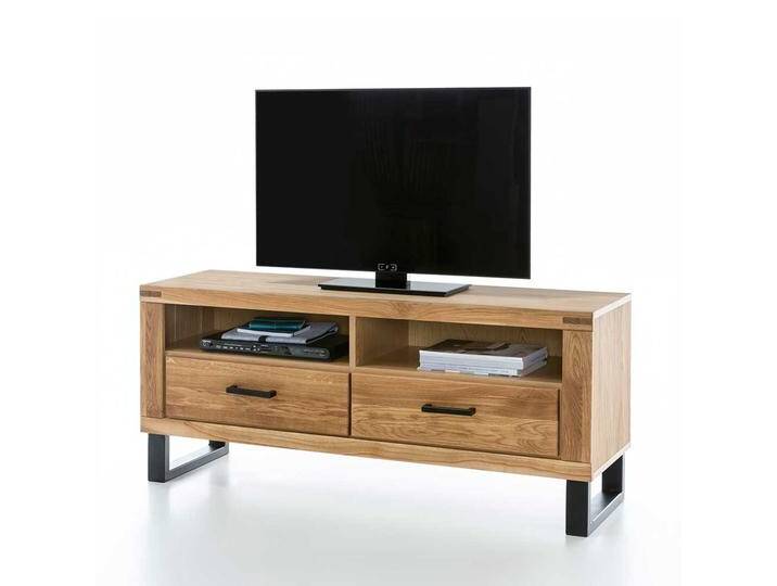 Fernsehboard aus Wildeiche teilmassiv geölt zwei Schubladen Fernsehboard aus Wildeiche teilmassiv geölt zwei Schubladen von Homedreams