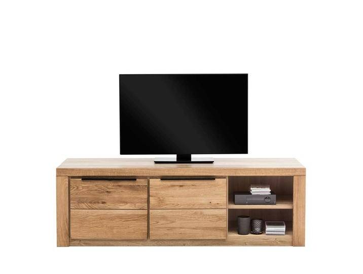 Fernsehunterschrank in Eichefarben 2 Türen 2 offene Fächer von Homedreams