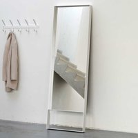 Garderoben Spiegel mit weißem Metallrahmen 190 cm hoch von Homedreams