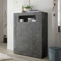 Highboard in Dunkelgrau 110 cm breit von Homedreams