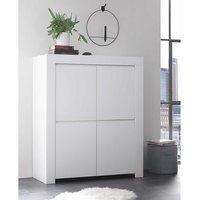 Highboard in Weiß lackiert 140 cm hoch von Homedreams