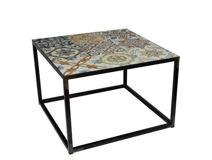 Keramik Couchtisch Bunt und Anthrazit in 60 cm breit von Homedreams