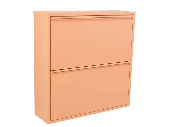 Kleinerschuhschrank aus Stahl Terracotta pulverbeschichtet Kleinerschuhschrank aus Stahl Terracotta pulverbeschichtet von Homedreams