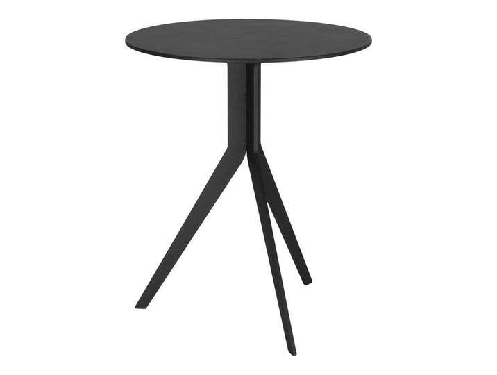 Metall Beistelltisch mit runder Tischplatte Dreifußgestell von Homedreams