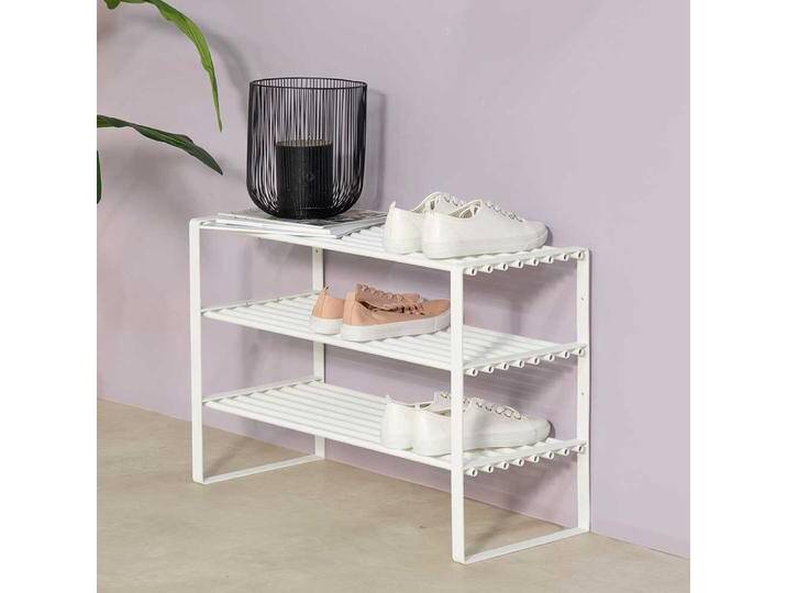Schuhregal Schuhständer in Weiß aus Metall Schuhregal Schuhständer in Weiß aus Metall von Homedreams