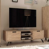 TV Board im Retro Design Eiche von Homedreams