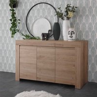 Türen Sideboard in Eichefarben Wangengestell von Homedreams