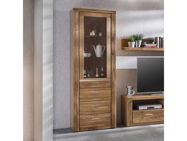 Vitrine aus Wildeiche teilmassiv 200 cm hoch von Homedreams
