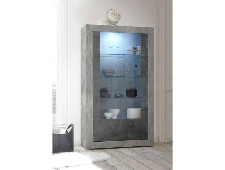 Vitrine in Beton Grau Industry Stil Vitrine in Beton Grau Industry Stil von Homedreams