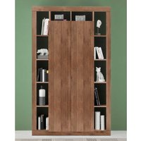 Wohnzimmer Bücherschrank in Holzoptik Naturfarben 217 cm hoch von Homedreams