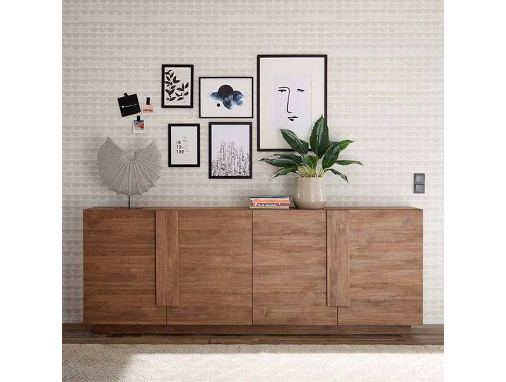 Wohnzimmer Sideboard mit 4 Drehtüren Holzoptik Naturfarben Wohnzimmer Sideboard mit 4 Drehtüren Holzoptik Naturfarben von Homedreams