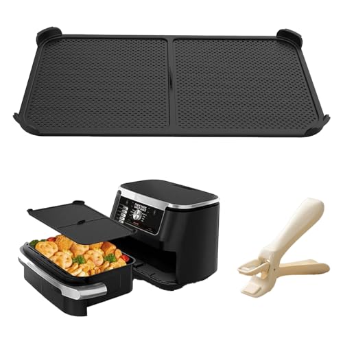 Spritzschutz für Ninja Foodi Flexdrawer 10.4 L Heißluftfritteuse AF500, Silikon-Spritzschutz, Wiederverwendbares Spritzschutz-Zubehör, Schützt Heizspule und Lüfter, Spülmaschinenwaschbar von Homefantasy