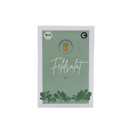 Bio-Saatgut Feldsalat "Vit", Einzeltüte,HOMEFARMING JUDITH RAKERS von Homefarming Judith Rakers