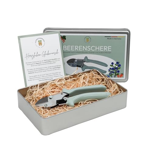 Homefarming Judith Rakers Beerenschere - egal ob du Sträucher, Blumen oder kleine Äste schneiden möchtest – die Beerenschere ist dein perfekter Begleiter für die Gartenarbeit. von Homefarming Judith Rakers