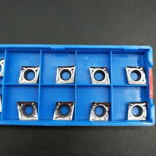 10 Stück CCGT09T304AK H01 Einsätze für CNC-Aluminium-Klingenschneiden, starkes Hartmetall-Werkzeug von Homefurnishmall
