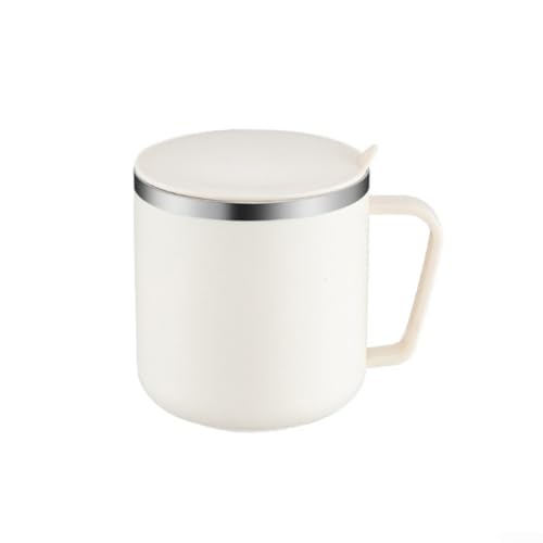 304 Edelstahlbecher für den Außenbereich, isolierter Getränkebecher mit komfortablem Griff (elegantes Schwarz) von Homefurnishmall