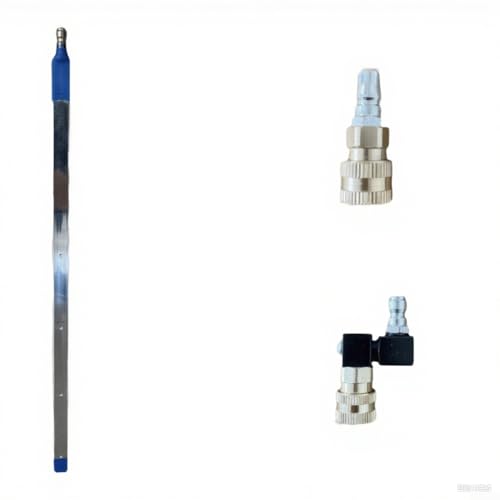 Auto-Heizkörper-Reinigungswerkzeug-Set, 40 cm, Wassertank-Reiniger mit 360° drehbarem Kopf, Luft-Wasserdüse für Fahrzeugkühlsystem (40 cm + 2 Zubehörteile) von Homefurnishmall