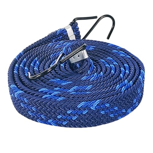 Elastisches Bungee-Seil mit Haken zur Sicherung von Gepäck und Ausrüstung an Fahrrädern, Motorrädern, für Sackkarren und Autos, extra lange Länge (4 m) von Homefurnishmall