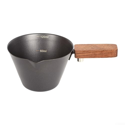 Espresso-Kaffeemessbecher mit integrierter Skala für präzises Brauen zu Hause (schwarz) von Homefurnishmall