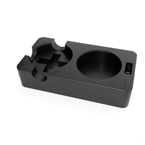 Espresso Tamping Station Kaffee Tamper Base Siebträger Halter Stützständer Kompatibel mit ES 601 655 701, Schwarz(A) von Homefurnishmall