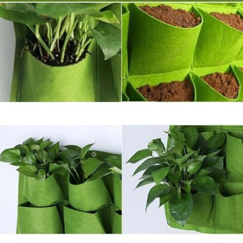 Hanging Garden Solutions Pflanztaschen mit mehreren Taschen, perfekt für Urban Farming Enthusiasten (25 Taschen) von Homefurnishmall