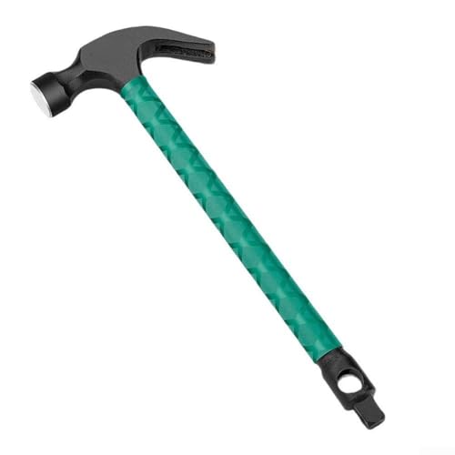 Hartstahl-Klauenhammer, V-förmiger Nagelzieher mit rutschfestem Griff für Klimaanlagen-Erweiterungsschraube Installation (340 mm) von Homefurnishmall