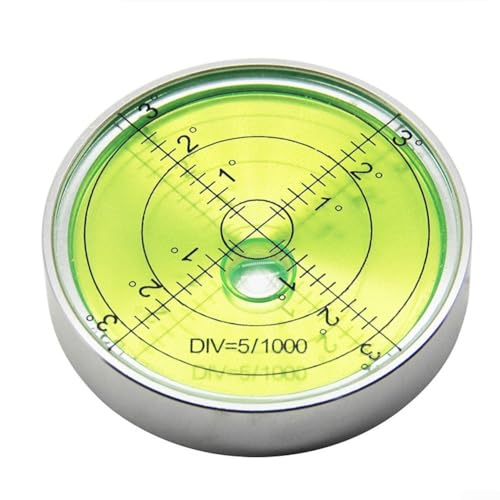 Horizontales Präzisionsblasen-Werkzeug aus Metall zum Nivellieren von Billardtischen und mehr, 1 Stück, 60 mm (C) von Homefurnishmall