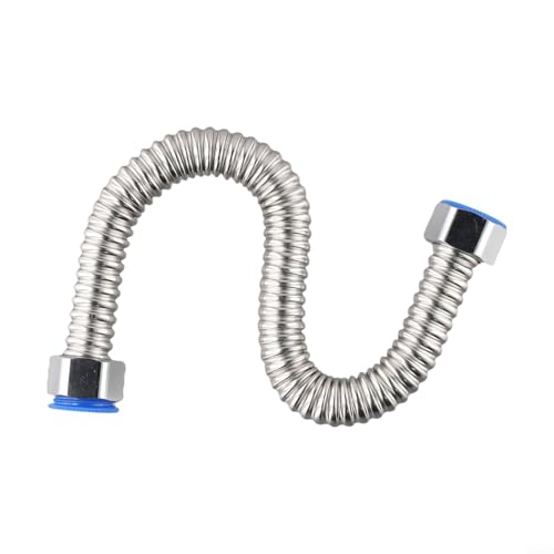 Leistungsstarker G1/2-Edelstahl-Anschlussschlauch für Warmwasserbereiter, 30 cm ()) von Homefurnishmall
