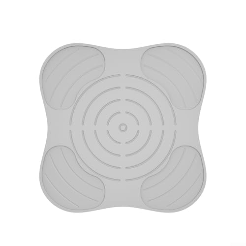 Mehrzweck-Silikon-Matte für Fritteuse, rutschfestes Design für Sicherheit und einfache Pflege in der Küche (grau) von Homefurnishmall