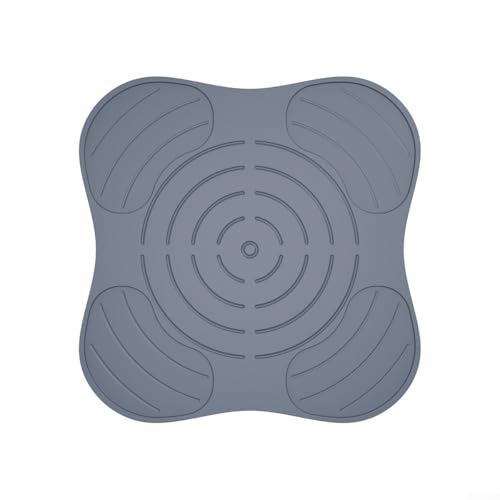 Mehrzweck-Silikonmatte für Fritteuse, hitzebeständig, rutschfestes Design für Sicherheit und einfache Pflege in der Küche (blau) von Homefurnishmall