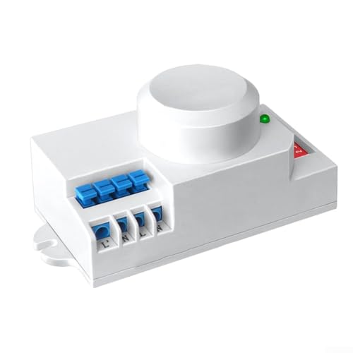 Mikrowellen-Bewegungsmelder-Beleuchtungsschalter, 360 Grad automatische Steuerung, Bewegungsmelder, intelligentes Licht, menschlicher Körper, Präsenz-Sensorschalter, 220 V, 5,8 G Mikrowellen-Bewegungsmelder-Beleuchtungsschalter, 360 Grad automatische Steuerung, Bewegungsmelder, intelligentes Licht, menschlicher Körper, Präsenz-Sensorschalter, 220 V, 5,8 G von Homefurnishmall