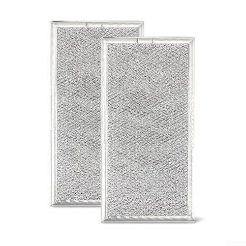 Mikrowellen-Fettfilter – Aluminium-Fettfilter für GE CVM519P2P8S1 CVM519P2P9S1 für Hotpoint RVM5160DH8WW WB02X35491 (2 Stück) von Homefurnishmall