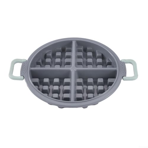 Muffinform aus Silikon, nicht Waffelmuster, für den privaten und professionellen Gebrauch (grau) von Homefurnishmall