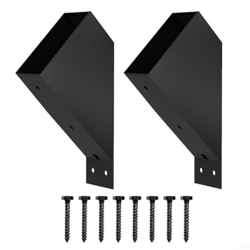 Pergola-Halterungen, Holzstrukturen, langlebige Verbindung, robuster Stecker, 45-Grad-Unterstützung für die meisten Outdoor-Strukturen (2 Stück) von Homefurnishmall