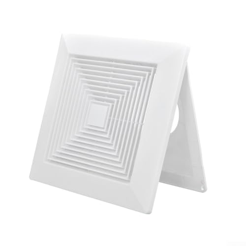 Quadratischer Diffusor, ABS quadratischer integrierter Deckenluftauslass mit Kondensationsschutz für Klimaanlage, Snapin-Federplatte (150) von Homefurnishmall