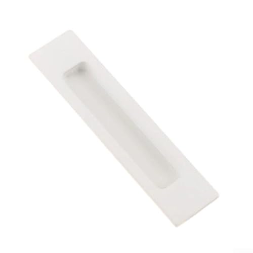 Schrankgriff, 2 Stück, Aluminiumlegierung, eingebettete Schiebetürgriffe für Schubladen, Schränke, Kleiderschrank (weiß) von Homefurnishmall