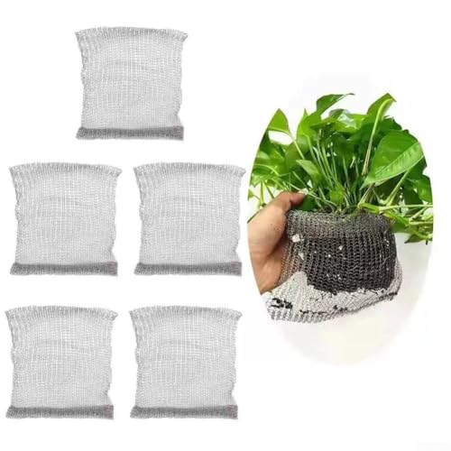Schützen Sie Ihre Pflanzen mit 2,7 l Wurzelschutz-Drahtkörben, 5er-Set für vollständige Abdeckung (45 x 40 cm) von Homefurnishmall