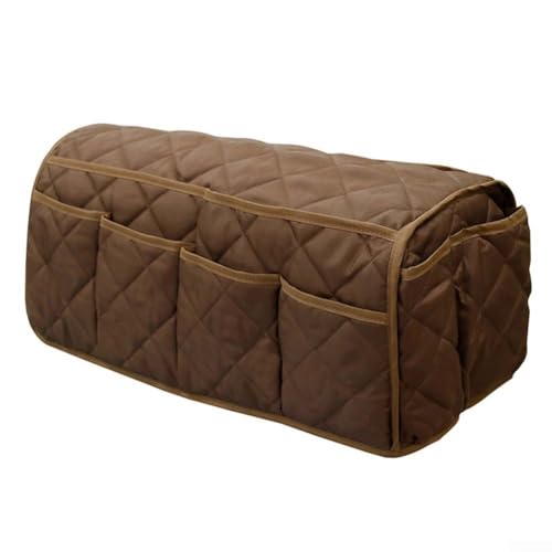 Sofa Stuhl Armlehne Aufbewahrung Organizer rutschfeste Couch Liege Fernbedienung Halter Wasserdicht Sofa Arm ordentlich hängende Aufbewahrungstasche mit 12 Taschen für Buchgläser (Kaffee) von Homefurnishmall
