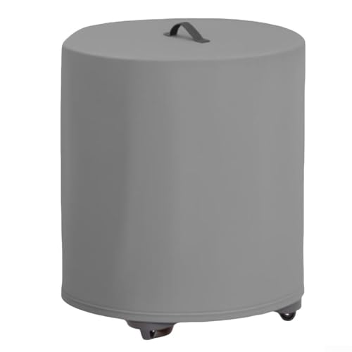 Staubsaugerabdeckung, 210D Oxford-Gewebe, wasserdichter Staubschutz mit verstellbarem Kordelzug für Nass- und Trockensauger (grau, 41 x 53 cm) von Homefurnishmall